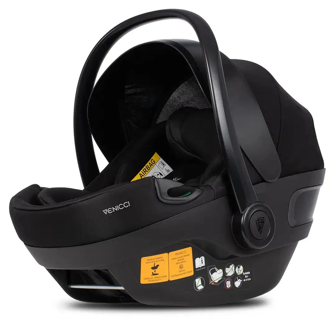 Venicci Empire 9 Piece Deluxe City Travel System - Ultra Black