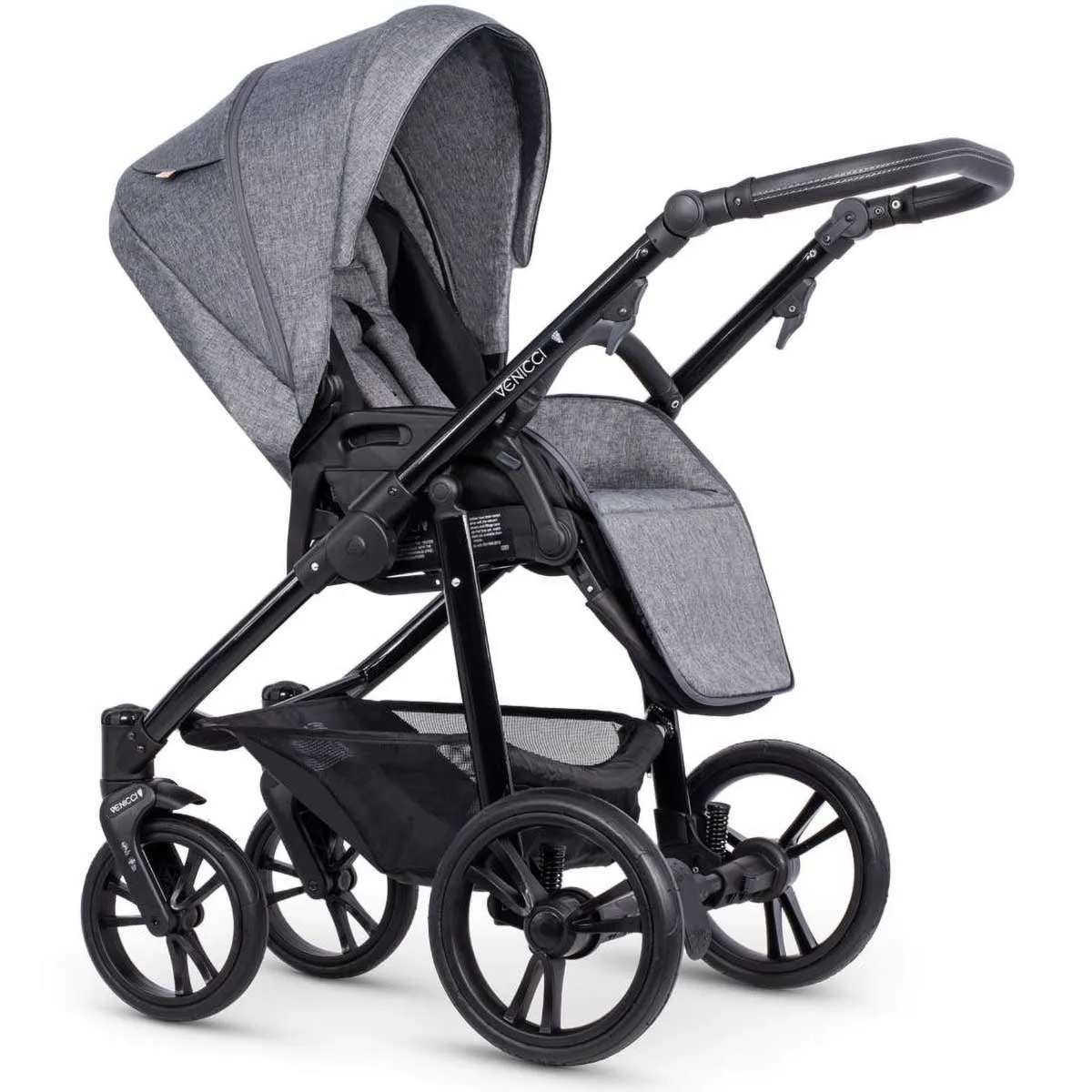 Venicci Shadow 2.0 3-in-1 Travel System, Denim Grey