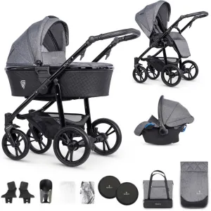 Venicci Shadow 2.0 3-in-1 Travel System, Denim Grey