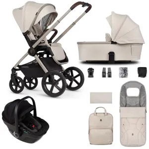 Venicci Tinum Upline 2 3 in 1 Travel System - Stone Beige