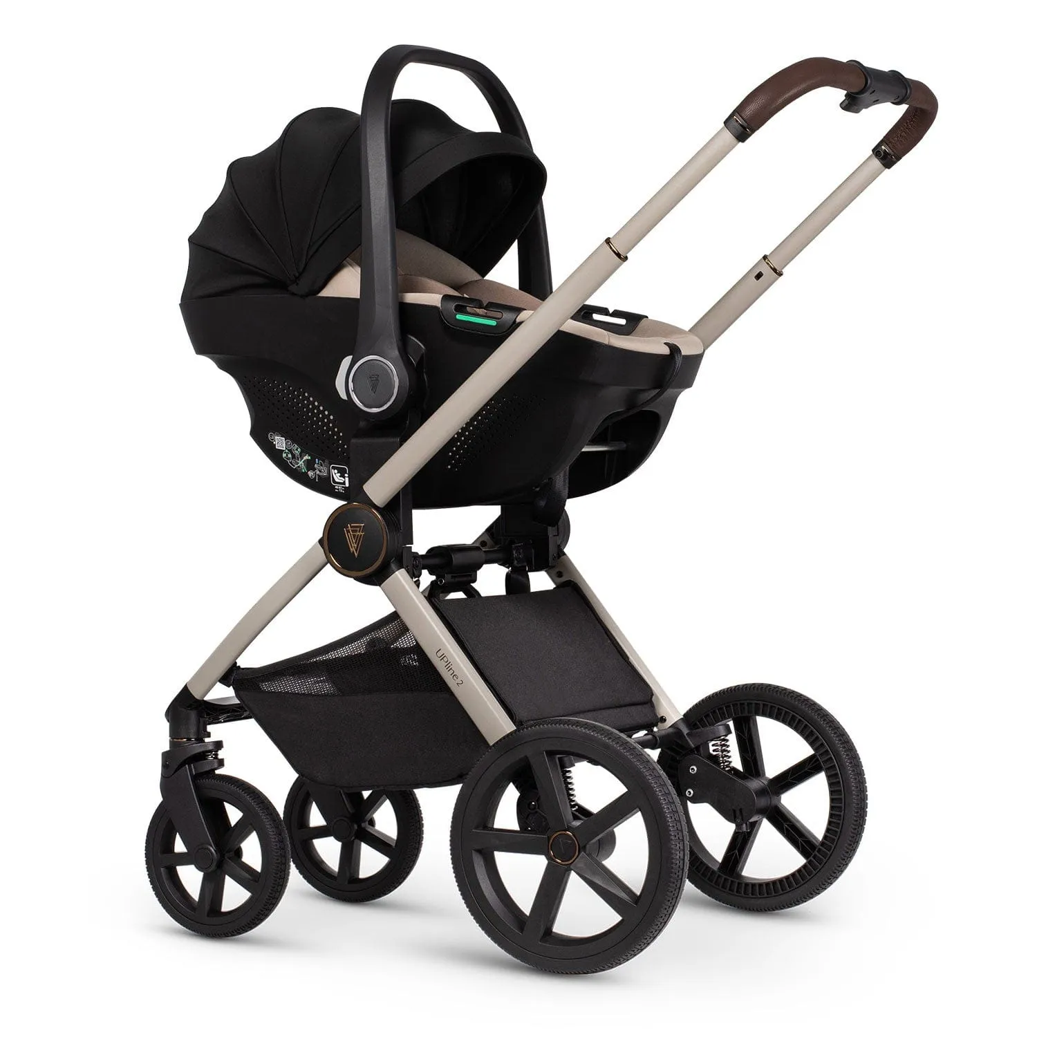 Venicci Tinum Upline 2 3 in 1 Travel System - Stone Beige