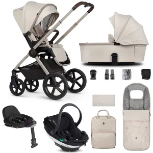 Venicci Tinum Upline 2 3in1 BeSafe Travel System - Stone Beige