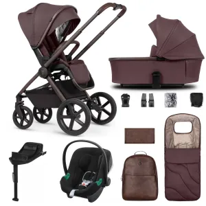 Venicci Tinum Upline 2 SE 3in1 Cybex Travel System - Burgundy