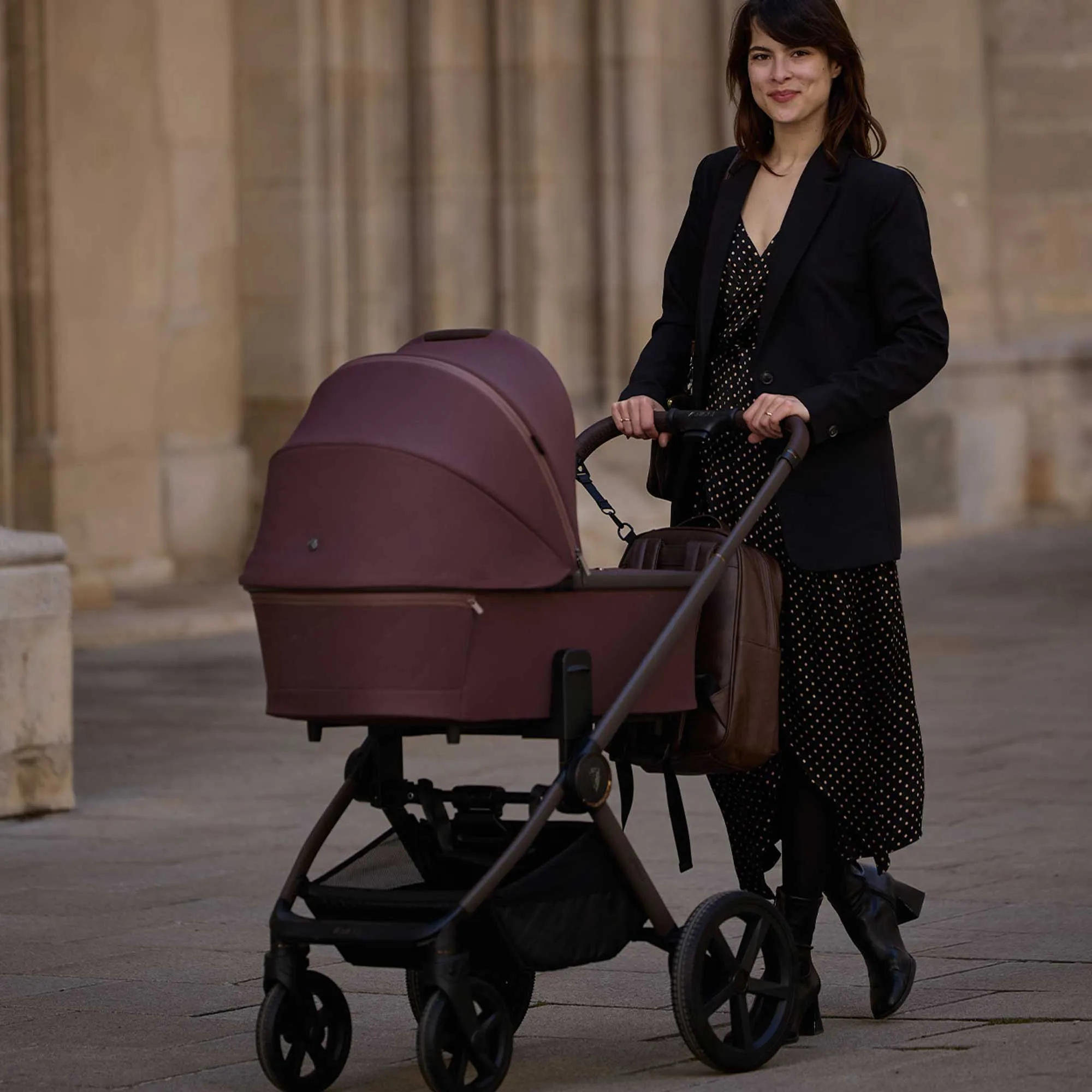 Venicci Tinum Upline 2 SE 3in1 Cybex Travel System - Burgundy