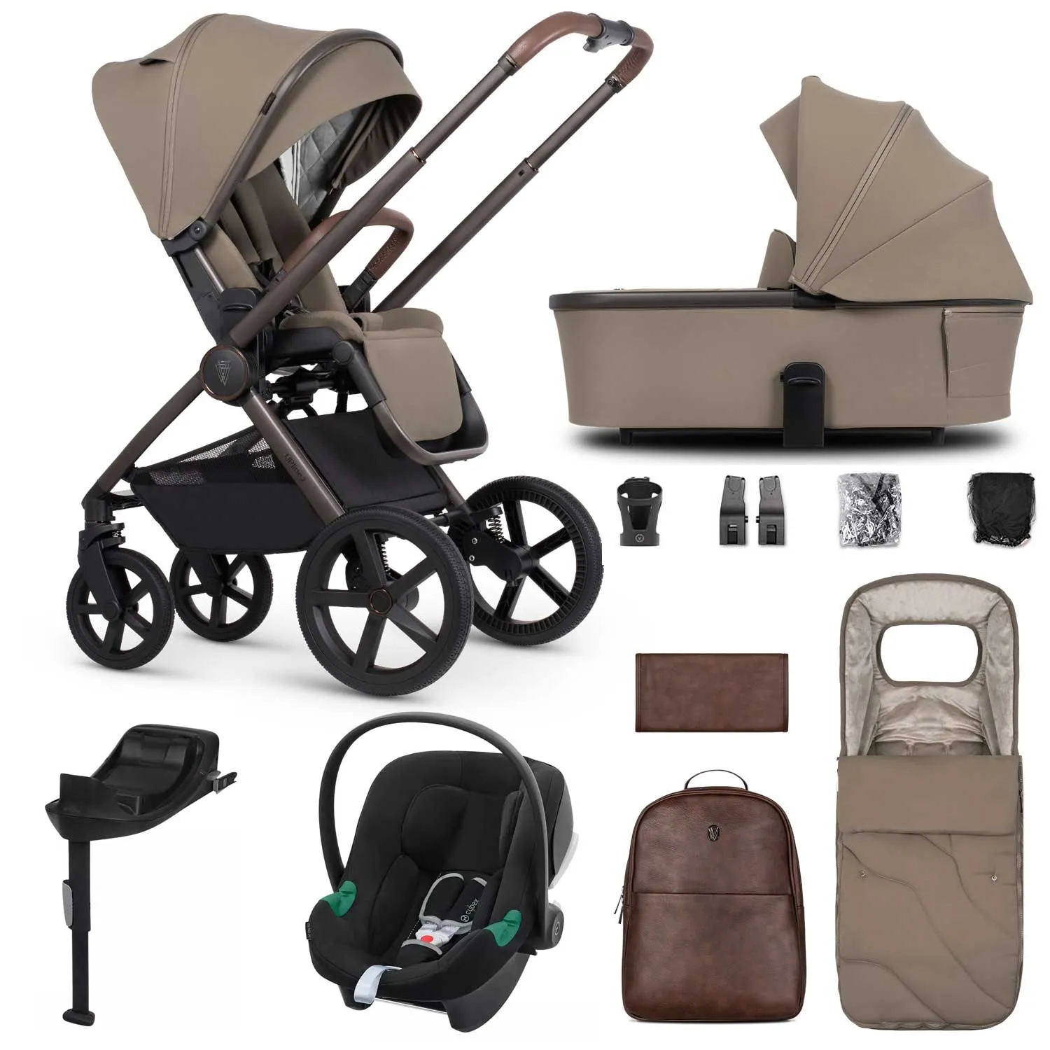 Venicci Tinum Upline 2 SE 3in1 Cybex Travel System - Powder