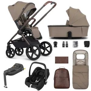 Venicci Tinum Upline 2 SE 3in1 Maxi-Cosi Travel System - Powder