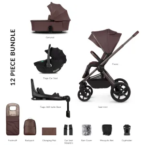 Venicci Upline 2 SE 3 In 1   Base - Burgundy