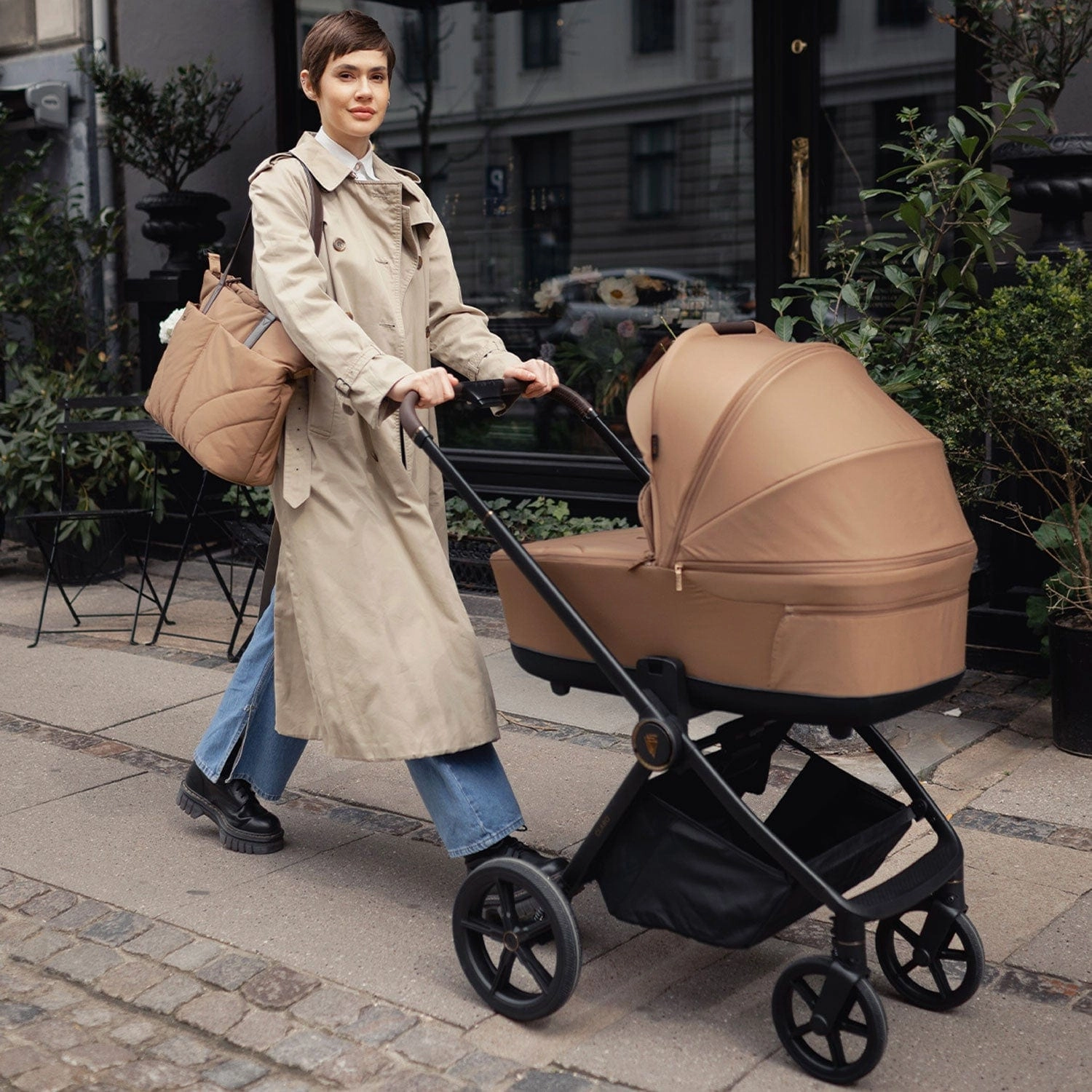 Venicci Claro 2 in 1 Pram - Caramel