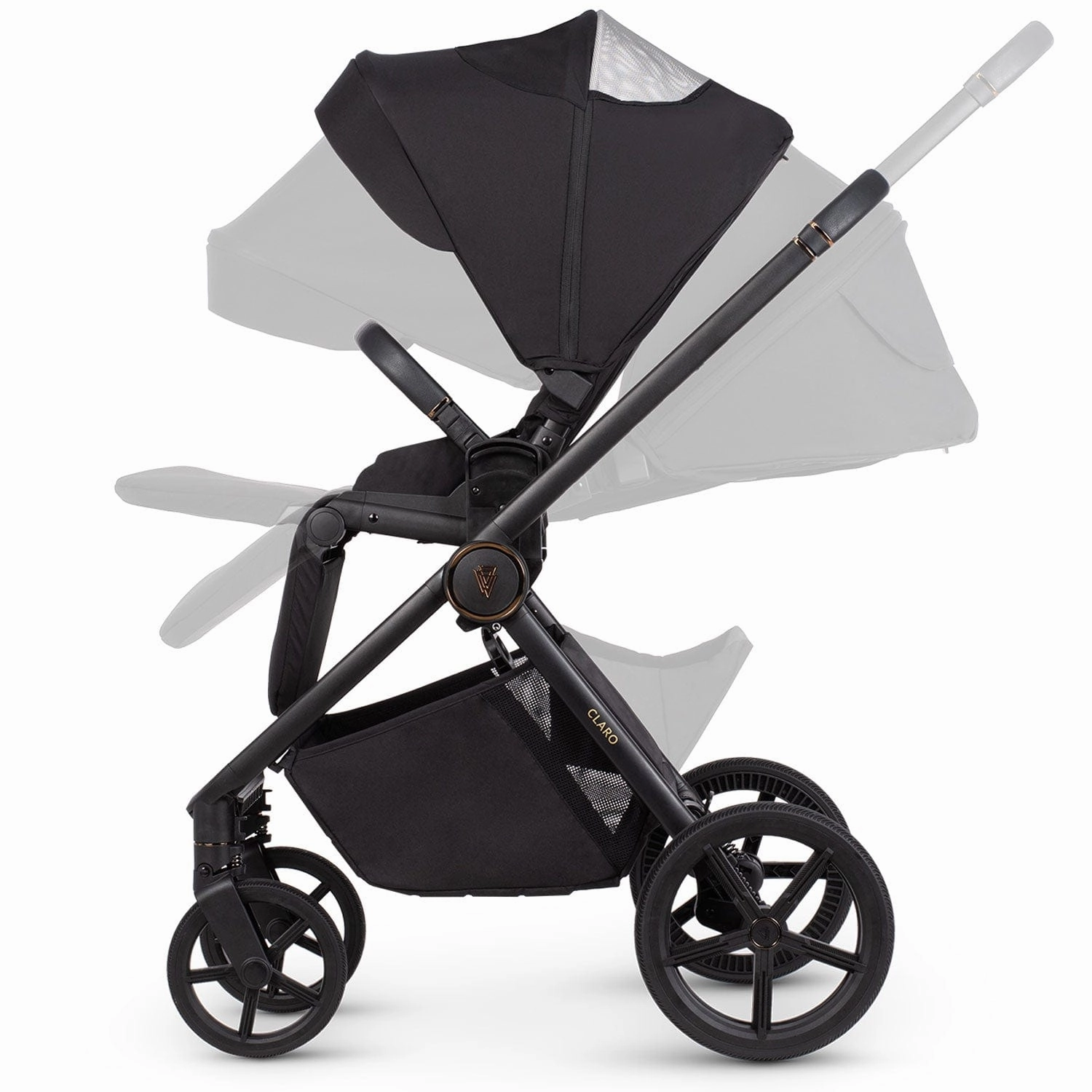 Venicci Claro 2 in 1 Pram - Noir