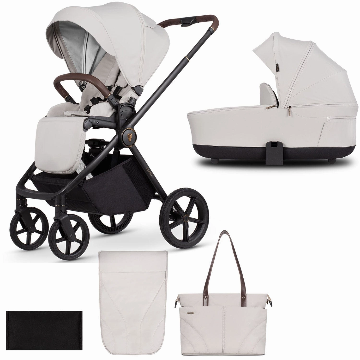 Venicci Claro 2 in 1 Pram - Vanilla