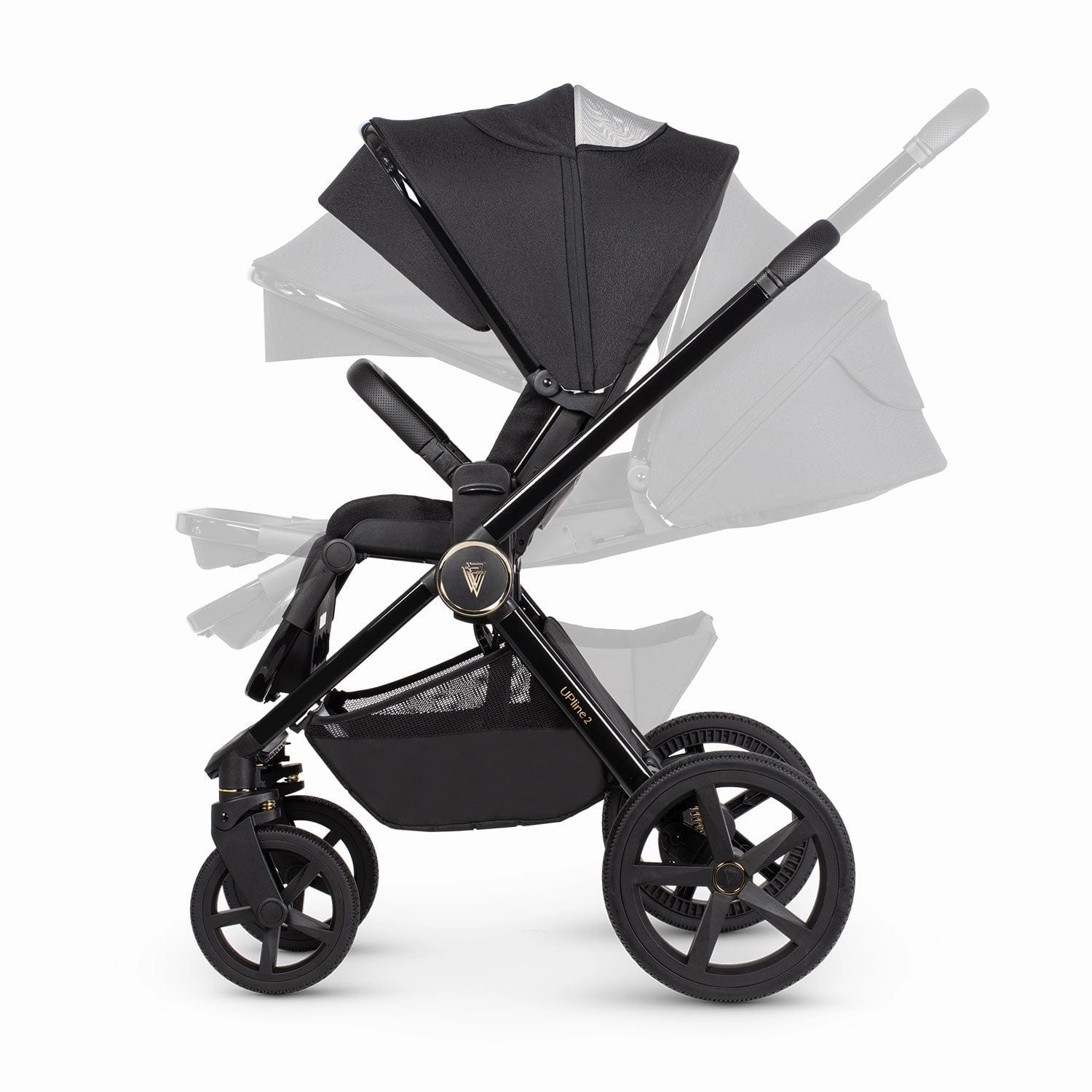 Venicci Tinum Upline 2 2in1 Bundle - All Black