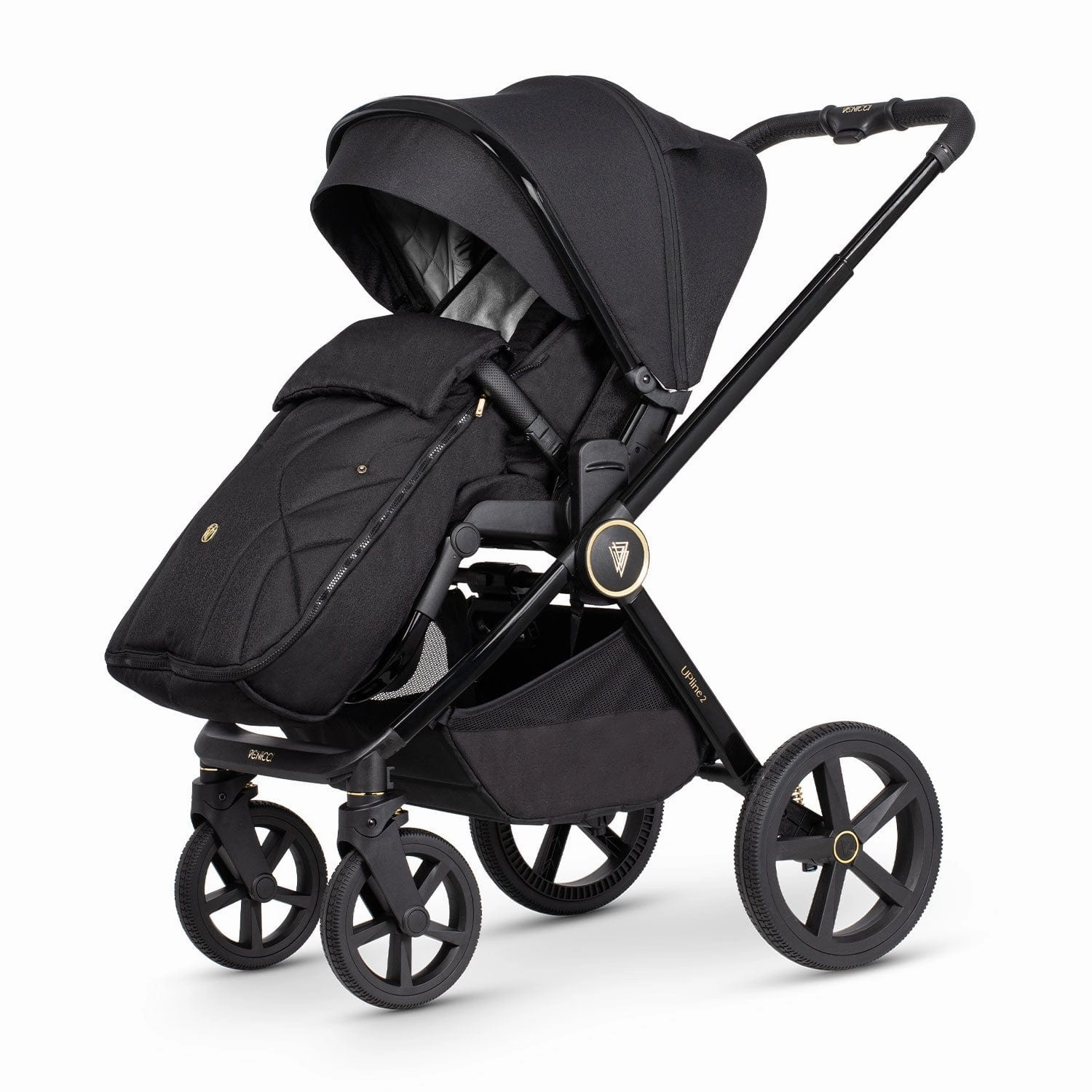 Venicci Tinum Upline 2 2in1 Bundle - All Black