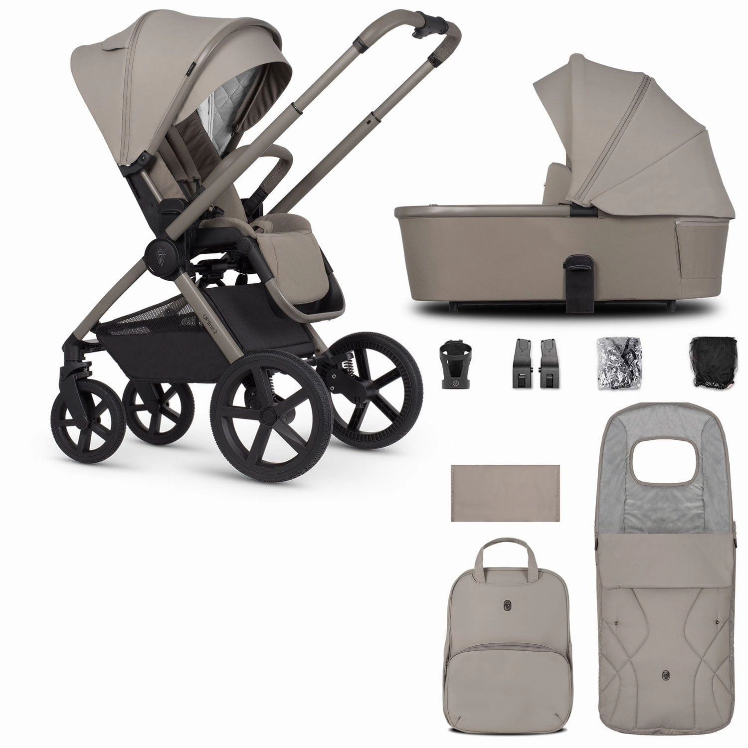 Venicci Tinum Upline 2 2in1 Bundle - Taupe