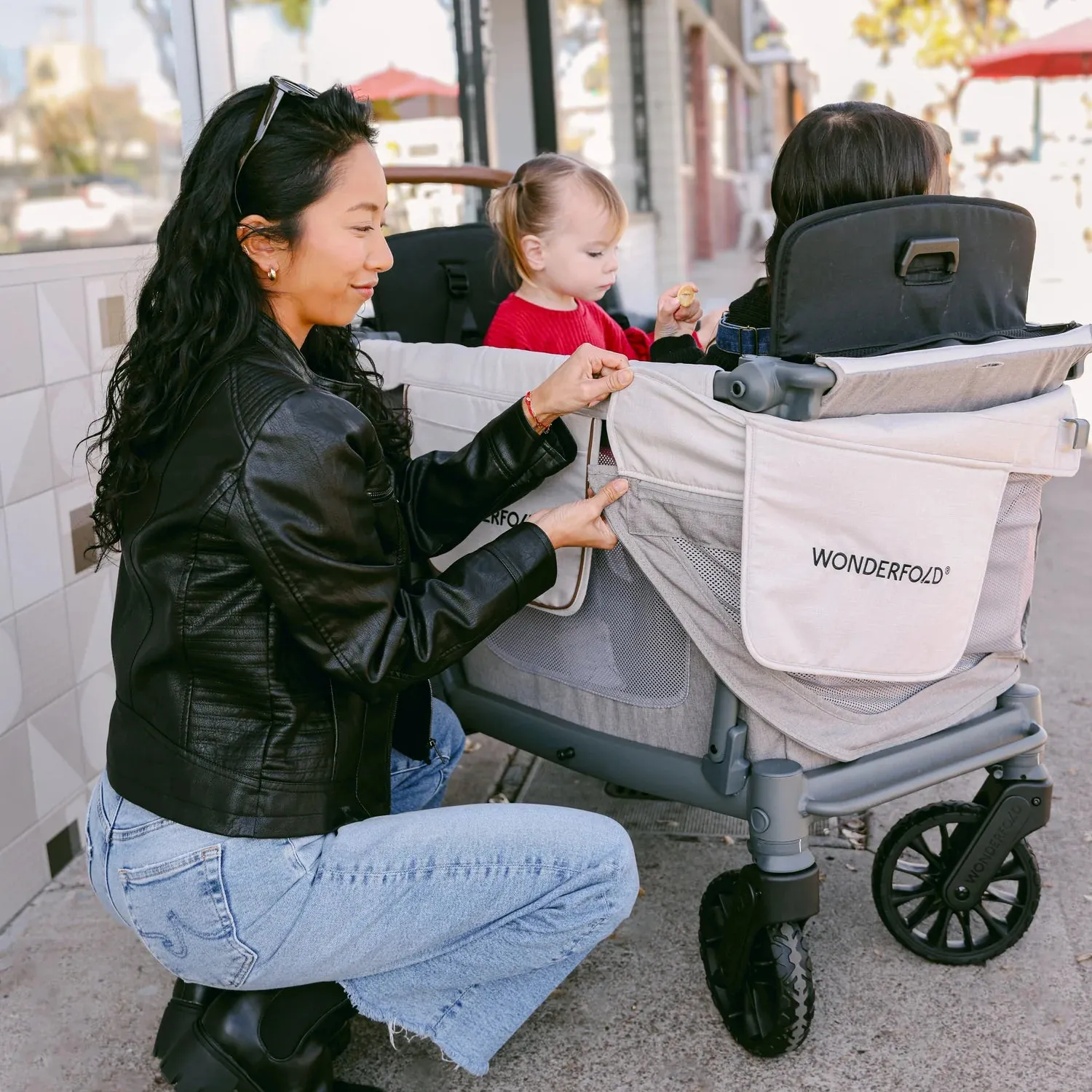 Wonderfold - L2 Double Push Wagon Stroller
