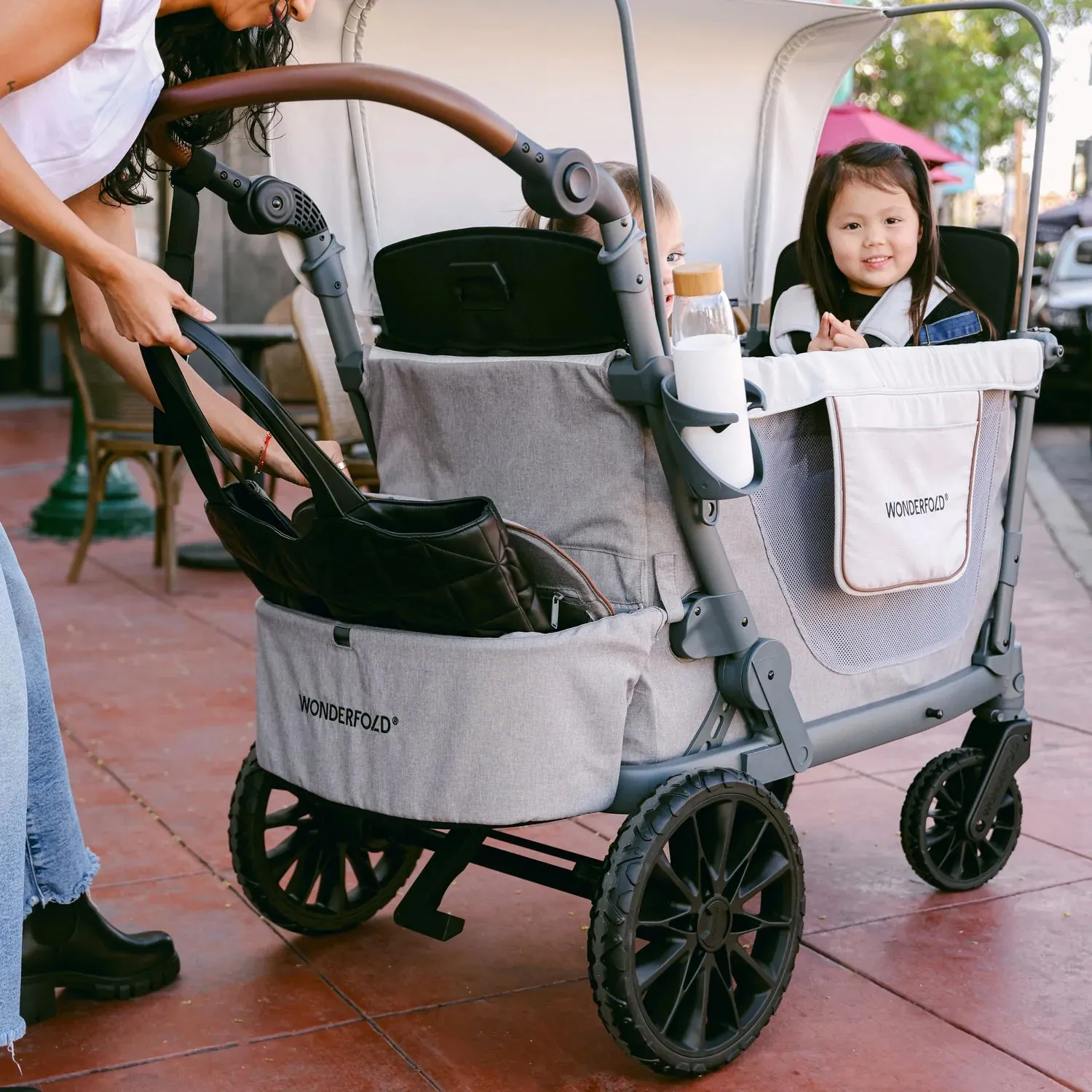 Wonderfold - L2 Double Push Wagon Stroller