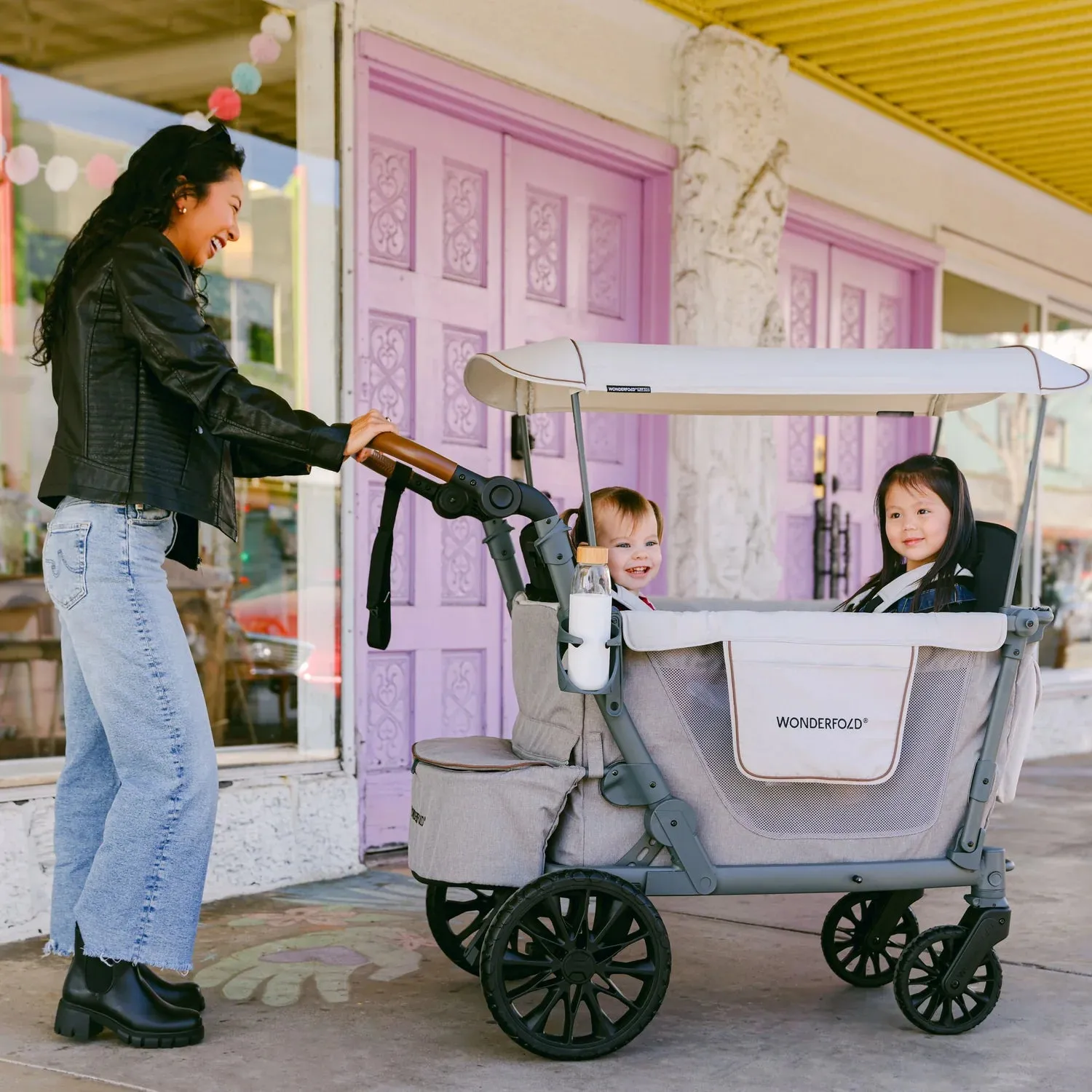 Wonderfold - L2 Double Push Wagon Stroller