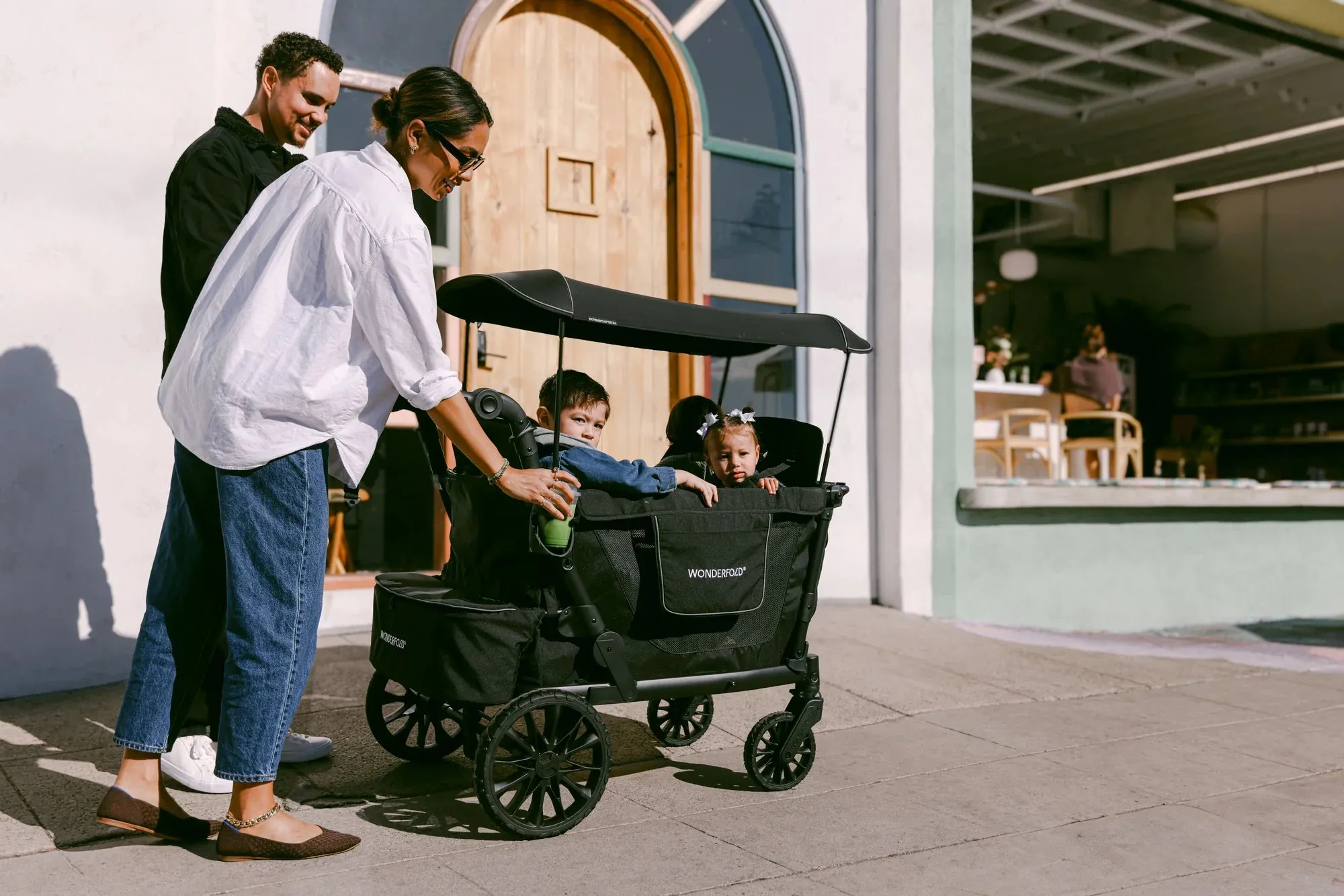 Wonderfold - L2 Double Push Wagon Stroller