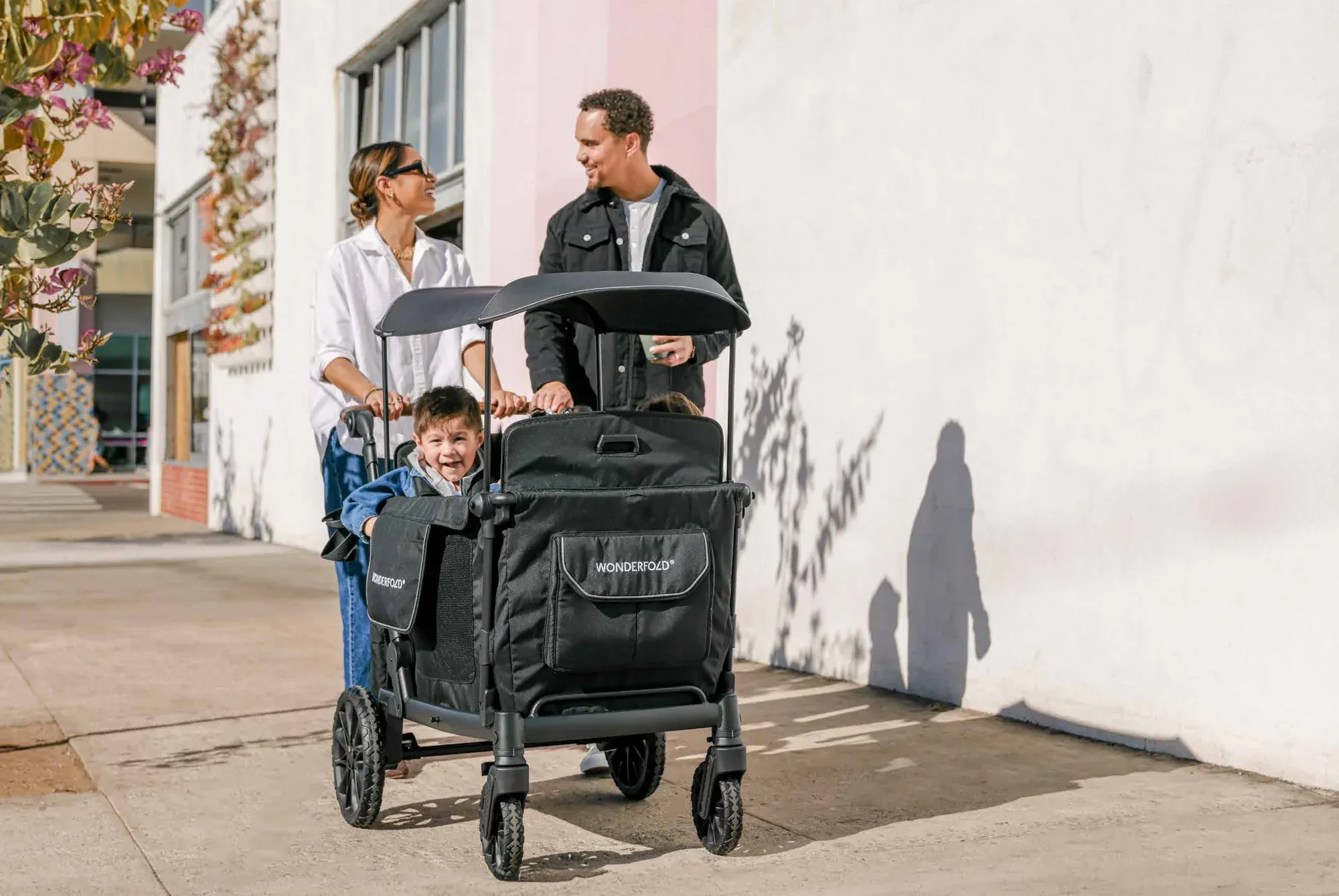 Wonderfold - L4 Quad Push Wagon Stroller