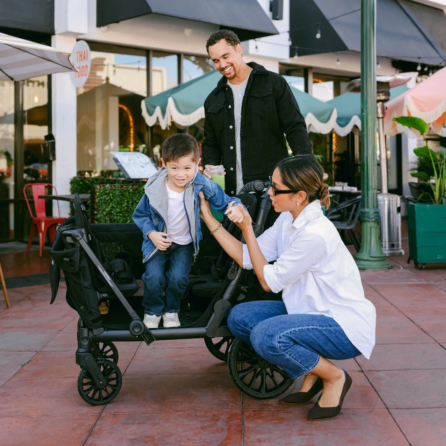 Wonderfold - L4 Quad Push Wagon Stroller