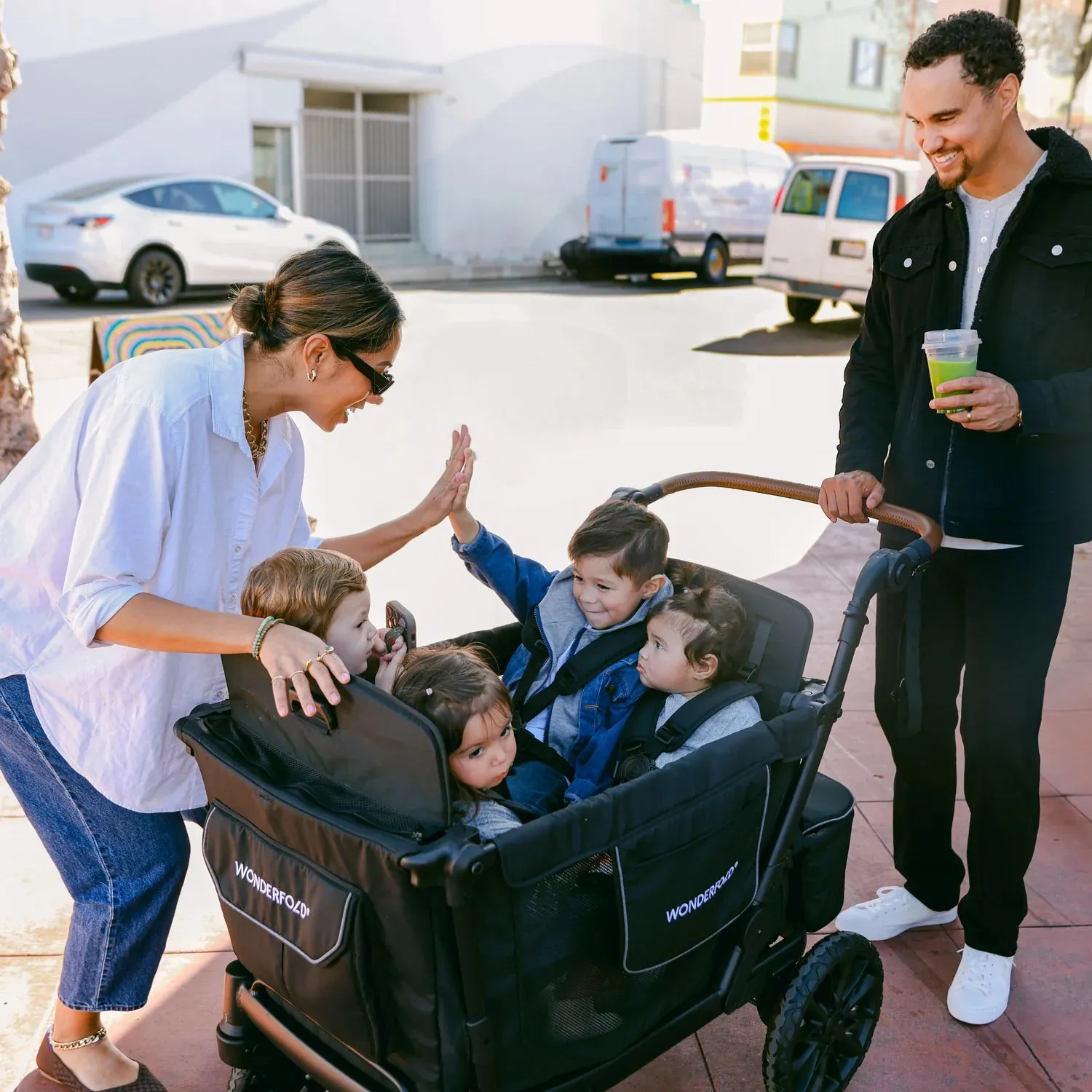 Wonderfold - L4 Quad Push Wagon Stroller