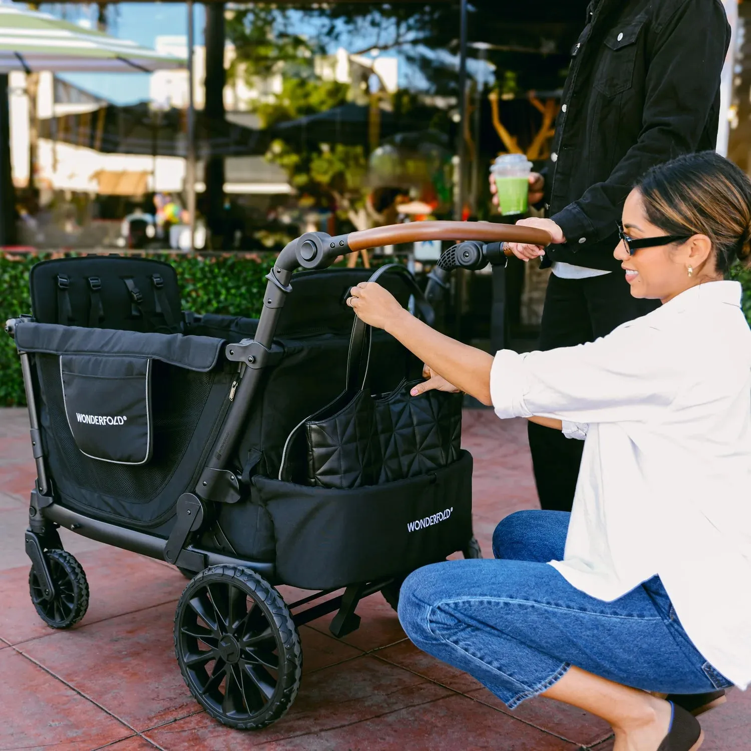 Wonderfold - L4 Quad Push Wagon Stroller