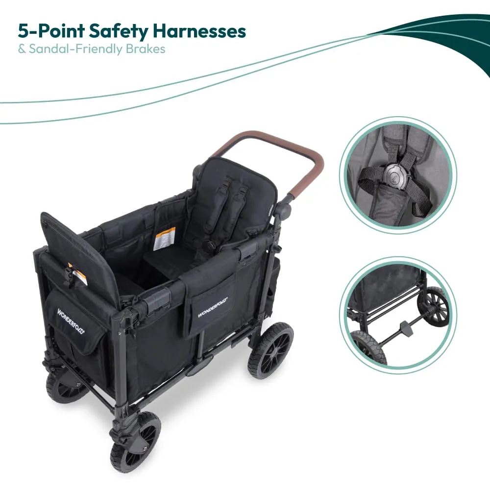 Wonderfold - W2 LUXE PRO - Push Double Stroller