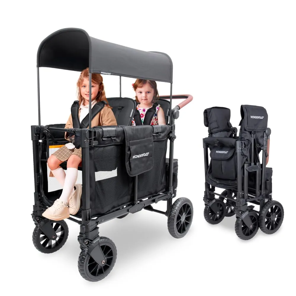 Wonderfold - W2 LUXE PRO - Push Double Stroller