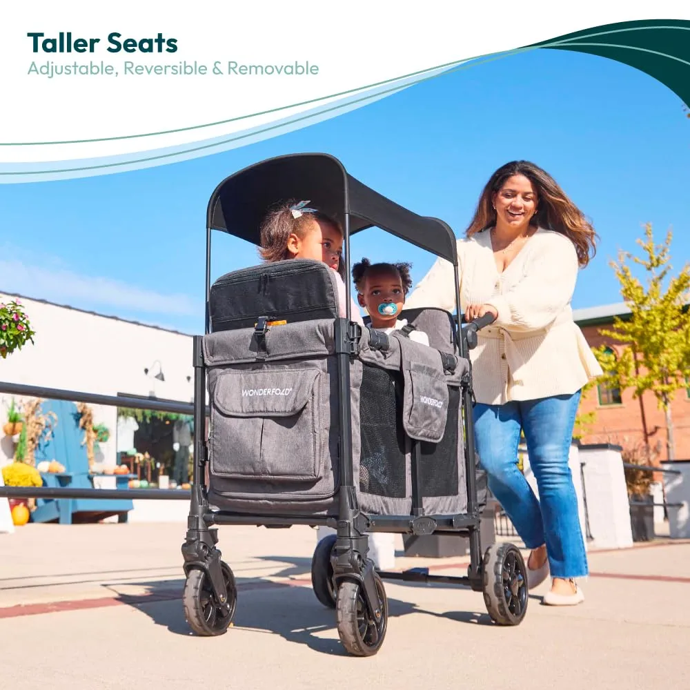 Wonderfold - W2 PRO Elite - Push Double Stroller Wagon