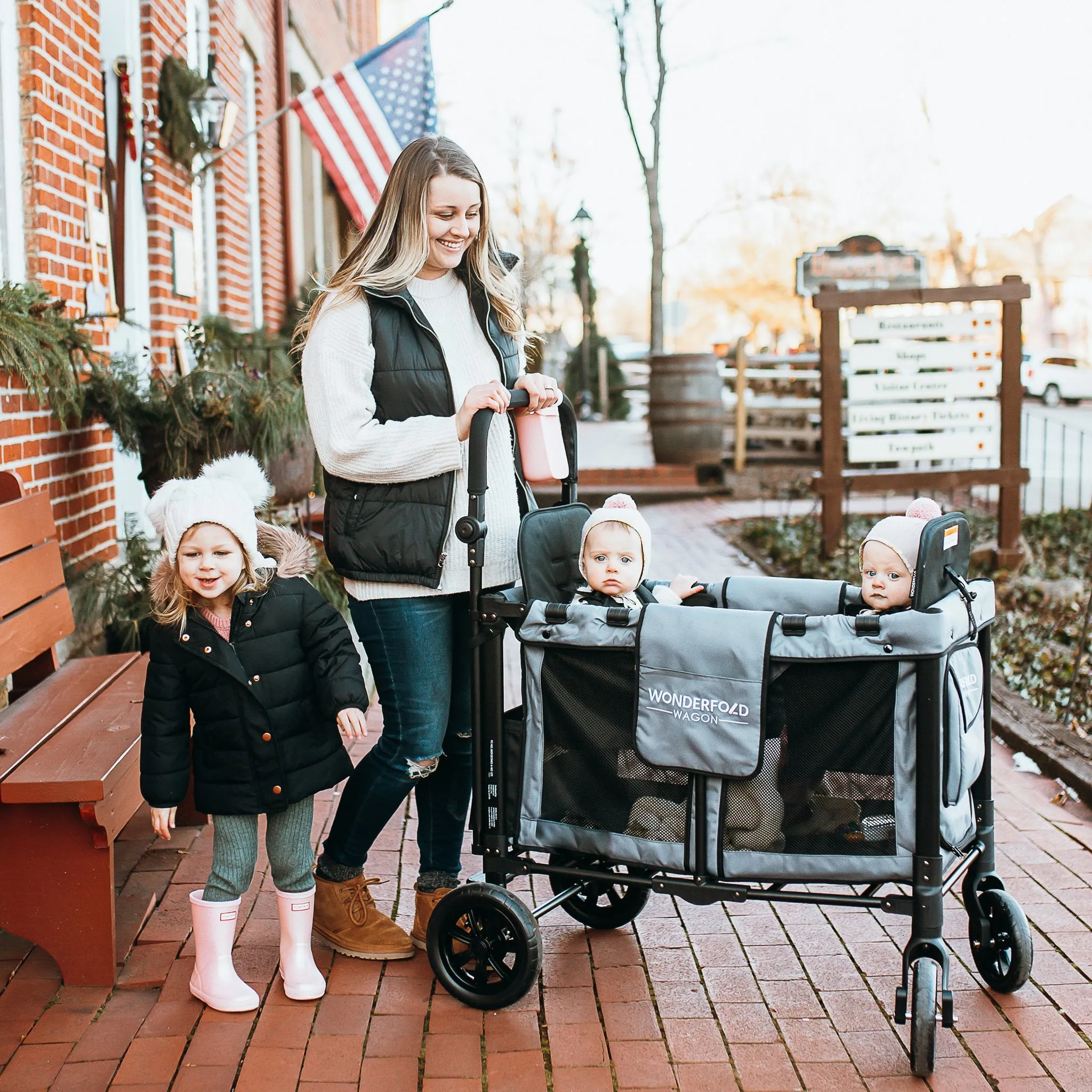 Wonderfold Wagon W2 Original Double Stroller Wagon (2 Seater)
