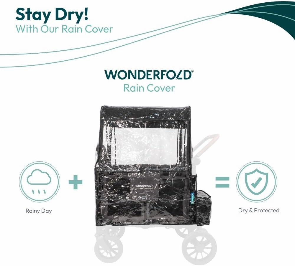 Wonderfold Clear Rain Cover for W2 Wagon