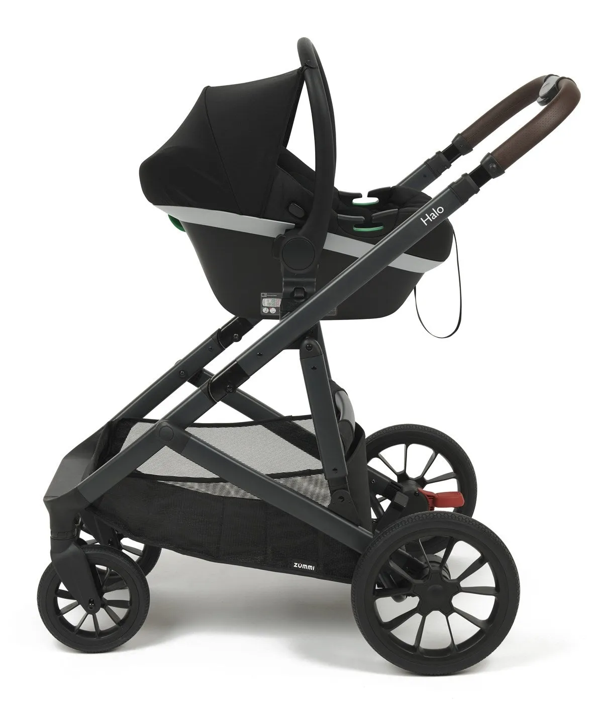 Zummi Halo - Single to Double Travel System   EnfaSafe Car Seat, Meadow