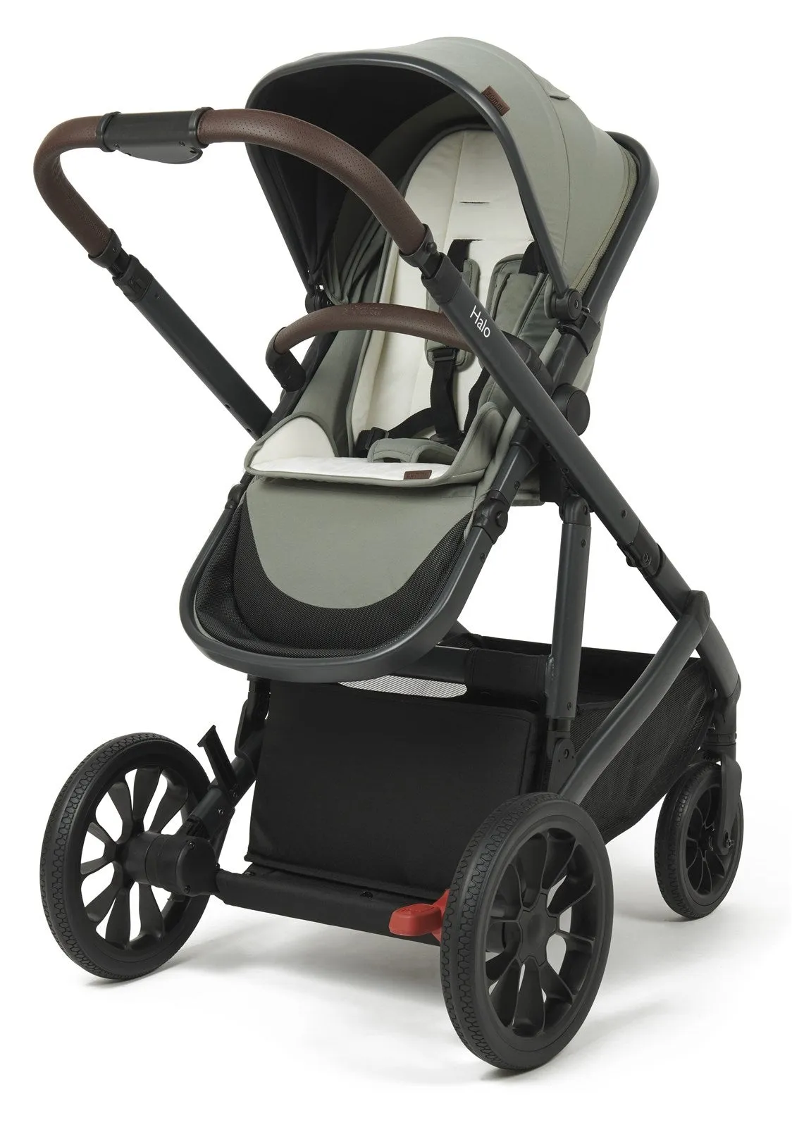 Zummi Halo - Single to Double Travel System   EnfaSafe Car Seat, Sage Green