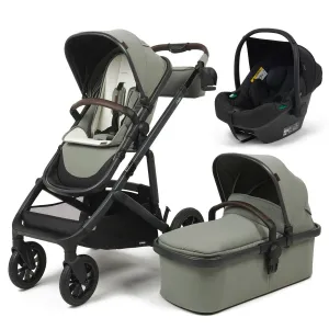 Zummi Halo - Single to Double Travel System   EnfaSafe Car Seat, Sage Green