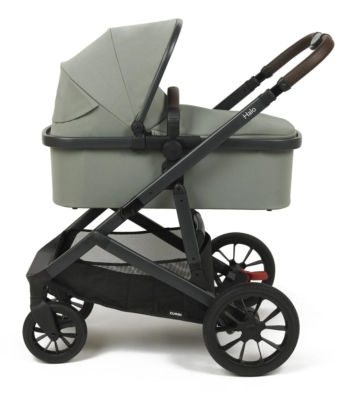 Zummi Halo - Single to Double Travel System   EnfaSafe Car Seat, Sage Green