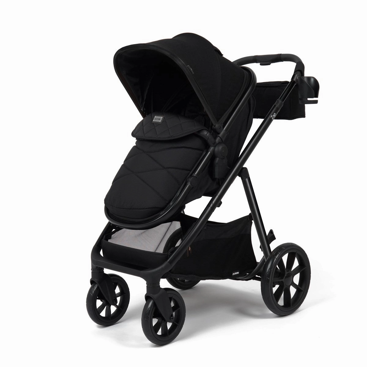 Zummi Zap Essential Travel System & Starter Nursery Bundle, Black